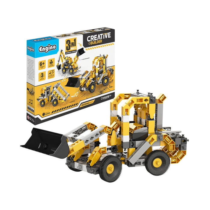 CONSTRUCTOR ENGINO CREATIVE WHEEL LOADER 3B1
