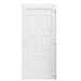 ENTRANCE DOOR PVC WITH DECORATIVE PANEL PROFILINK WHITE 90X200 CM RIGHT - Врати<<<Врати и обков<<<Строителни