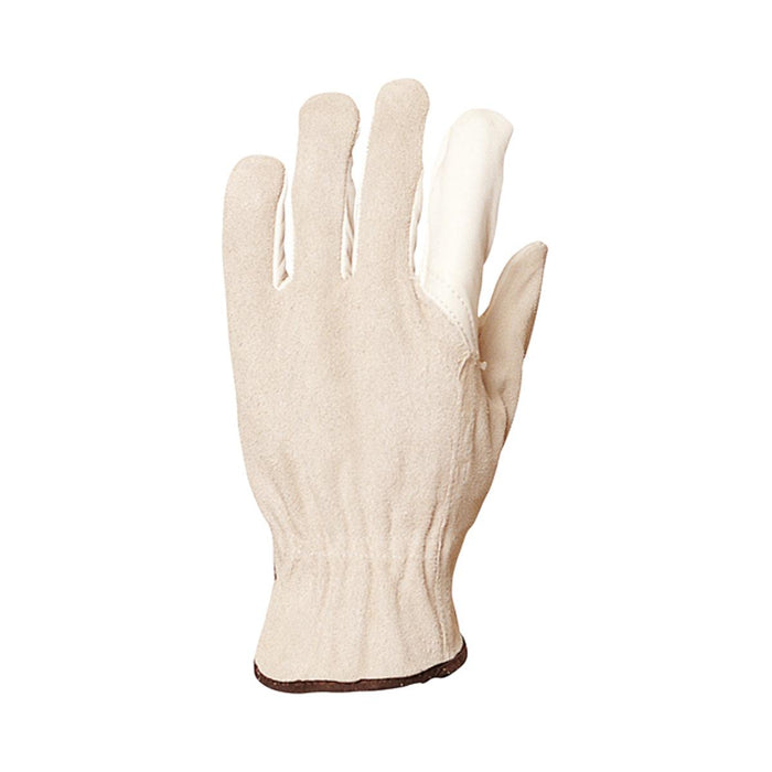 CALF LEATHER AND SUEDE GLOVES
