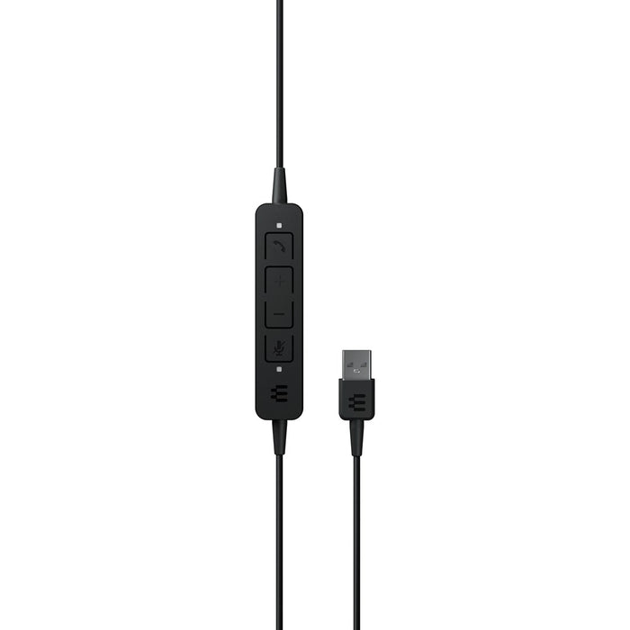 EPOS ADAPT 160 USB II headset, wired, headband, office/call center, USB Type-A, black