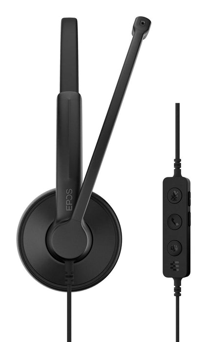 EPOS 1001419 headset, wired, headband, office/call center, USB Type-C / USB Type-A, black