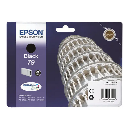 EPSON 1LB 79 ink cartridge black standard capacity 14.4ml 900 pages 1-pack - Мастила и Мастилени глави<<<Консумативи