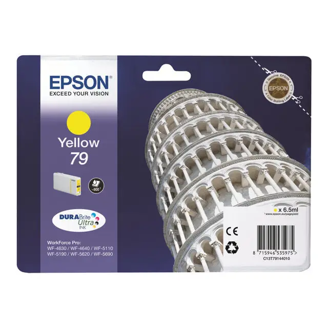 EPSON 1LB 79 ink cartridge yellow standard capacity 6.5ml 800 pages 1-pack - Мастила и Мастилени глави<<<Консумативи