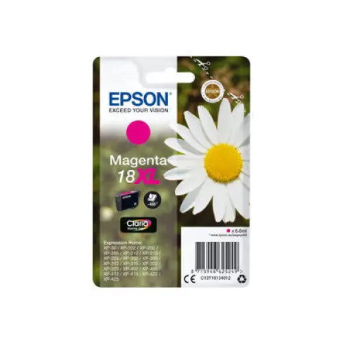 EPSON 1LB Singlepack Magenta 18XL Claria Home Ink - Мастила и Мастилени глави<<<Консумативи - Мастила<<<Печат Сканиране