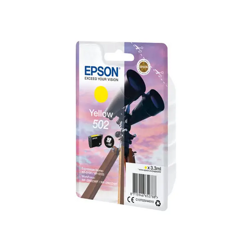 EPSON 1LB Singlepack Yellow 502 Ink - Мастила и Мастилени глави<<<Консумативи - Мастила<<<Печат Сканиране и