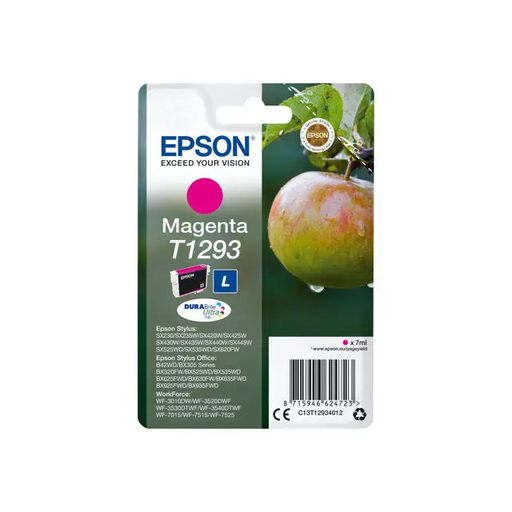 EPSON 1LB T1293 ink cartridge magenta high capacity 7ml 1-pack blister without alarm - Мастила и Мастилени