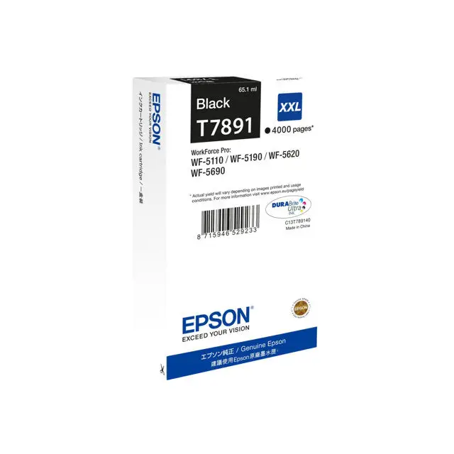 EPSON 1LB T7891 ink cartridge black extra high capacity 4.000 pages 1-pack - Мастила и Мастилени глави<<<Консумативи