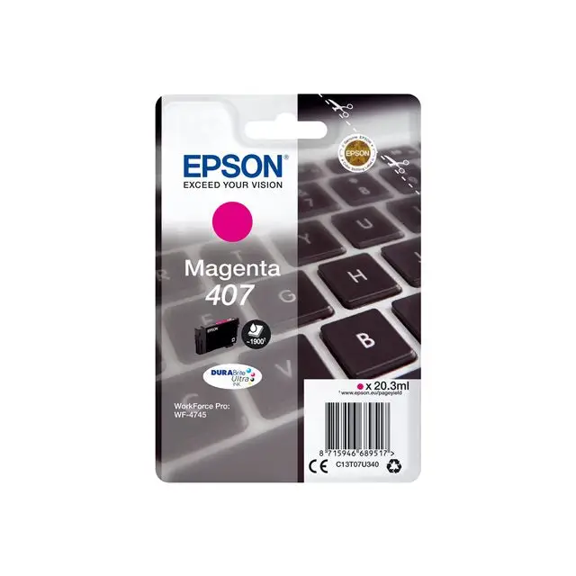 EPSON 2LB WF-4745 Series Ink Cartridge Magenta - Мастила и Мастилени глави<<<Консумативи - Мастила<<<Печат Сканиране и