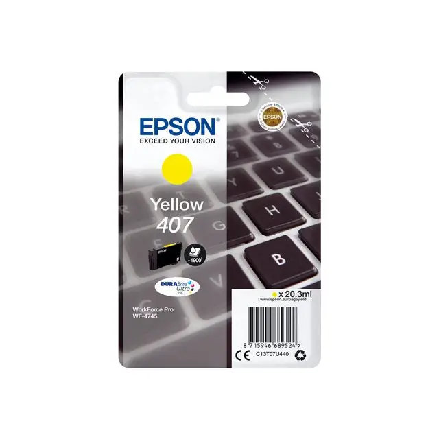 EPSON 2LB WF-4745 Series Ink Cartridge Yellow - Мастила и Мастилени глави<<<Консумативи - Мастила<<<Печат Сканиране и