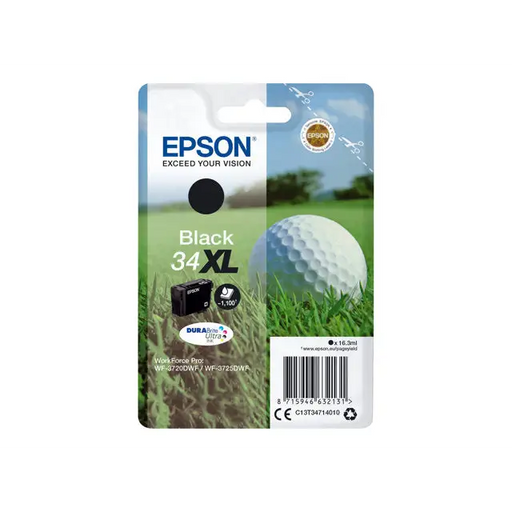 EPSON 4LB Singlepack 34XL Black DURABrite Ink Ultra XL - Мастила и Мастилени глави<<<Консумативи - Мастила<<<Печат