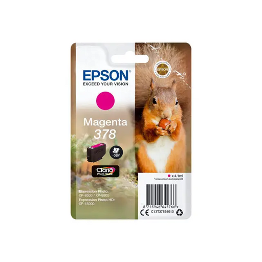 EPSON 4LB Singlepack Magenta 378 Eichhörnchen Clara Photo HD Ink - Мастила и Мастилени глави<<<Консумативи