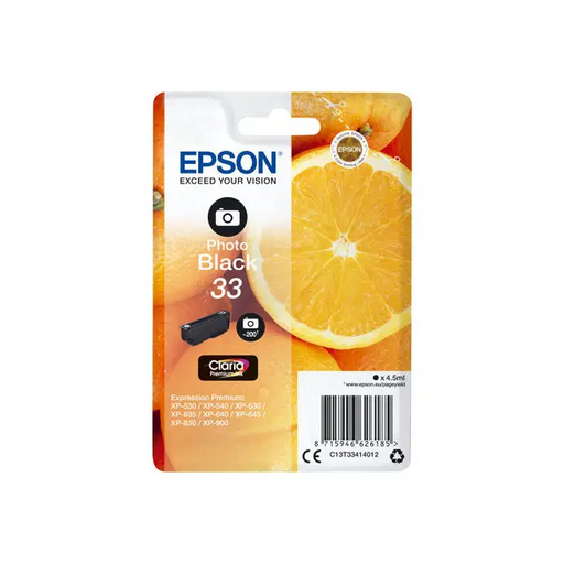 EPSON 5LB Singlepack Photo Black 33 Claria Premium Ink - Мастила и Мастилени глави<<<Консумативи - Мастила<<<Печат