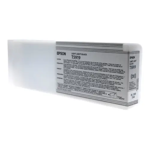 EPSON 5LB T5919 ink cartridge light light black standard capacity 700ml 1-pack - LFP мастила и LFP мастилени