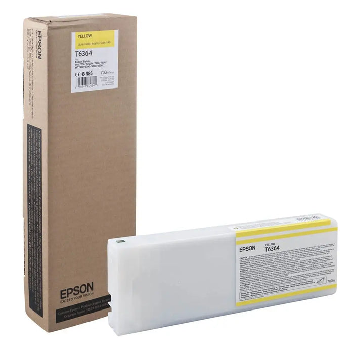 EPSON 5LB T6364 ink cartridge yellow standard capacity 700ml 1-pack - LFP мастила и LFP мастилени глави<<<Консумативи