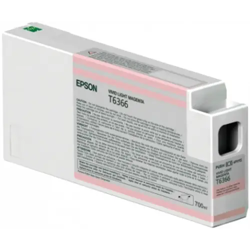 EPSON 5LB T6366 ink cartridge vivid light magenta standard capacity 700ml 1-pack - LFP мастила и LFP мастилени