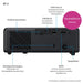 Epson EF-11 Short throw projector 1000 ANSI lumens 3LCD 1080p (1920x1080) Black - Бизнес проектори<<<Проектори<<<Аудио