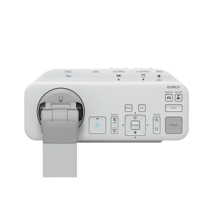 Epson ELPDC21 document camera Grey White 25.4 / 2.7 mm (1 / 2.7’’) CMOS USB/HDMI - Аксесоари за конферентни