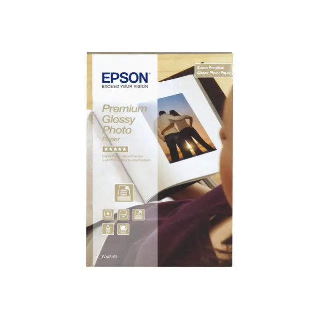 EPSON Premium glossy photo paper inkjet 255g/m2 100x150mm 40 sheets 1-pack - Офис и Фото хартии<<<Консумативи
