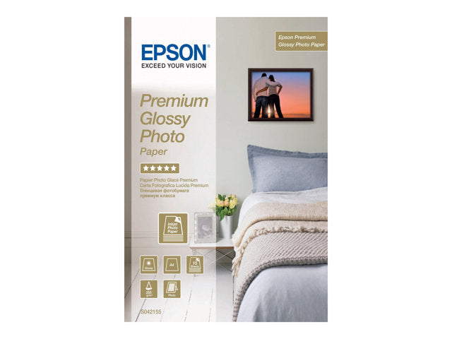 EPSON Premium Glossy S042155 - hartie foto A4 15coli 255g/m2 - Офис и Фото хартии<<<Консумативи - Хартия<<<Печат