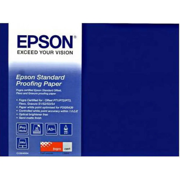 EPSON Proofing Paper Standard A3 plus 329 x 423 mm 205g/m2 100 sheet proofing paper - Хартия за голям