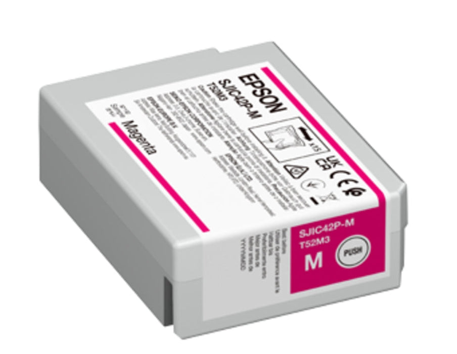 Epson SJIC42P-M Ink cartridge for ColorWorks C4000e (Magenta) - Консумативи за плотери<<<EPSON