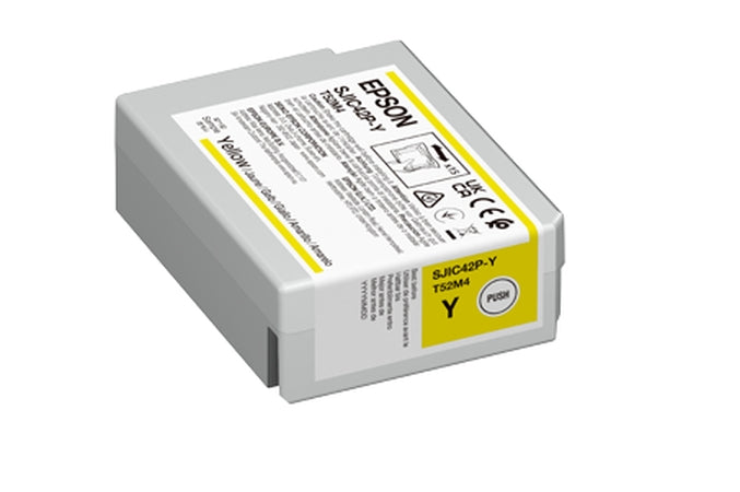 Epson SJIC42P-Y Ink cartridge for ColorWorks C4000e (Yellow) - Консумативи за плотери<<<EPSON