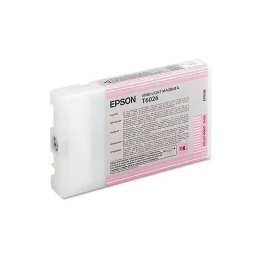EPSON T6026 ink cartridge vivid light magenta standard capacity 110ml 1-pack - LFP мастила и LFP мастилени
