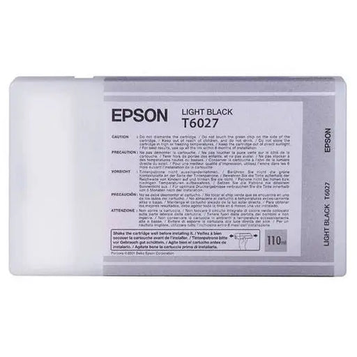 EPSON T6027 ink cartridge light black standard capacity 110ml 1-pack - LFP мастила и LFP мастилени глави<<<Консумативи