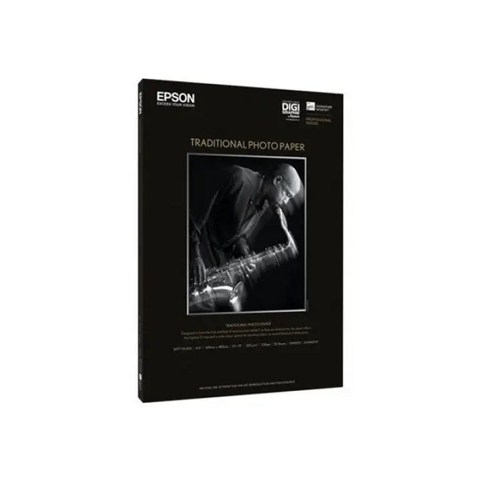 EPSON Traditional Photo Paper A3 plus 329 x 423 mm 330g/m2 25 sheet photo paper - Хартия за голям формат<<<Консумативи