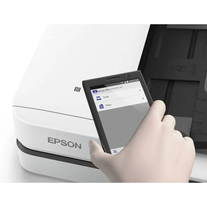 Epson WorkForce DS-1660W Flatbed scanner 1200 x 1200 DPI A4 Black White - Документни скенери<<<Скенери<<<Печат
