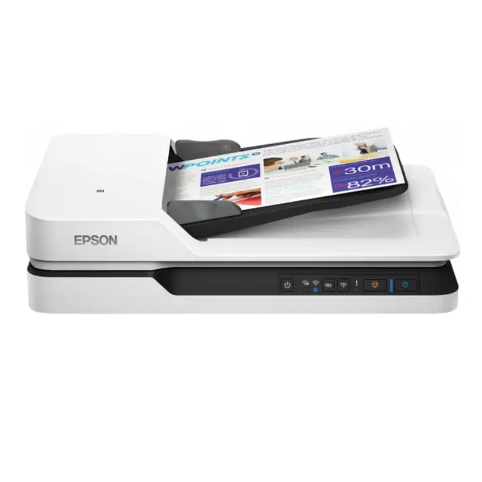 Epson WorkForce DS-1660W Flatbed scanner 1200 x 1200 DPI A4 Black White - Документни скенери<<<Скенери<<<Печат