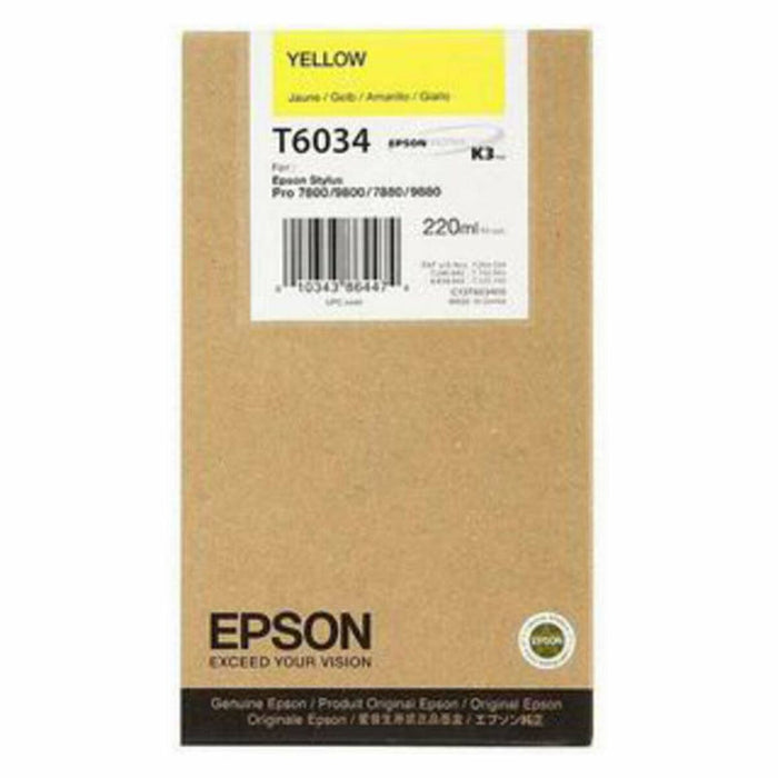 Epson 220ml Yellow for Stylus Pro 7880/9880/7800/9800