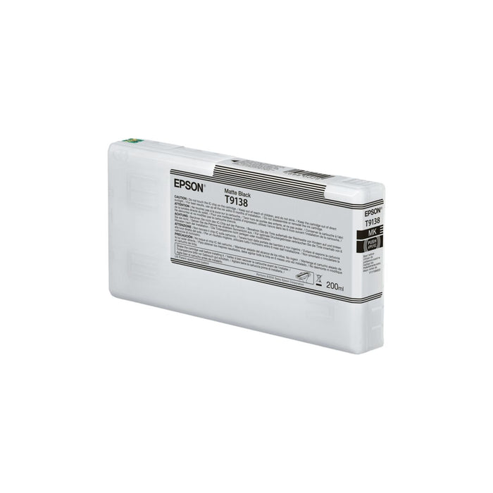 Epson T9138 Matte Black Ink Cartridge (200ml)