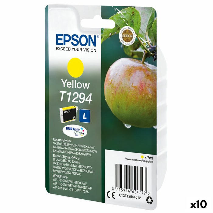 Original Ink Cartridge Epson T1294 Yellow (10 Units)