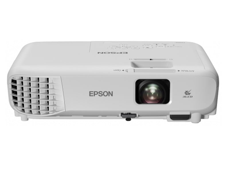 Epson EB-W06, WXGA (1280 x 800, 16:10), 3700 ANSI lumens, 16 000:1, HDMI, USB, WLAN (optional), Speakers, 24 months, Lamp: 12 months or 1000 h, White