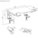 Ergo Office laptop / monitor stand max. load 20kg for diag. 13-32’’ black ER-303 B - Monitor standsAEU-PPM<<<Articles