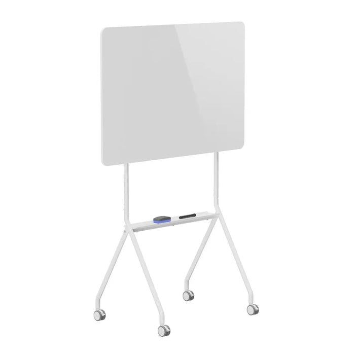 Ergo Office mobile dry erase board horizontal orientation white single sided with shelf board dimensions 1190x790mm