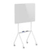Ergo Office mobile dry erase board horizontal orientation white single sided with shelf board dimensions 1190x790mm
