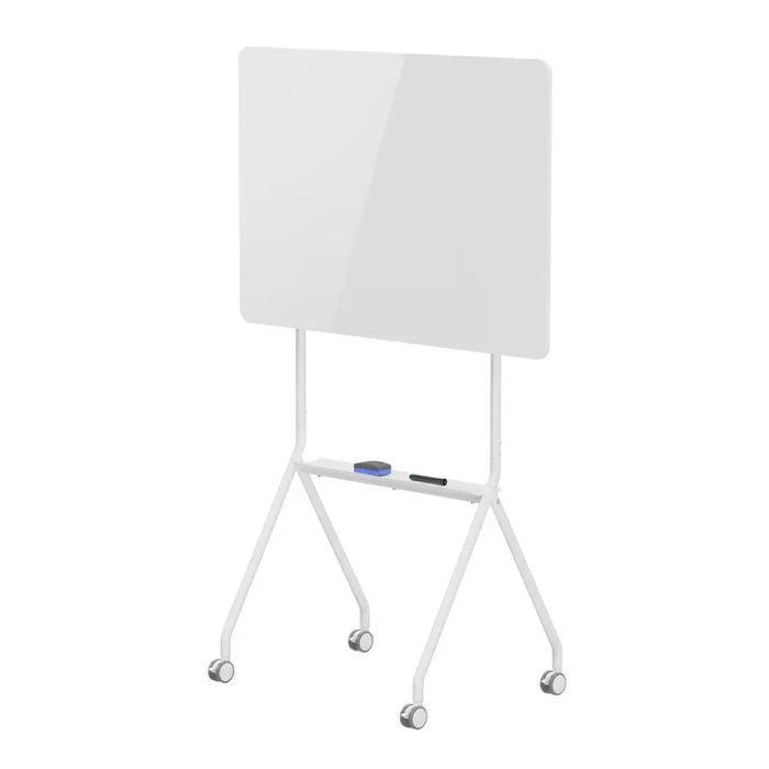 Ergo Office mobile dry erase board horizontal orientation white single sided with shelf board dimensions 1190x790mm