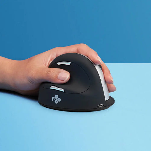Ergonomic Optical Mouse R-Go RGOHELELAWL Black - Електроника Периферни и резервни части<<<Компютри|