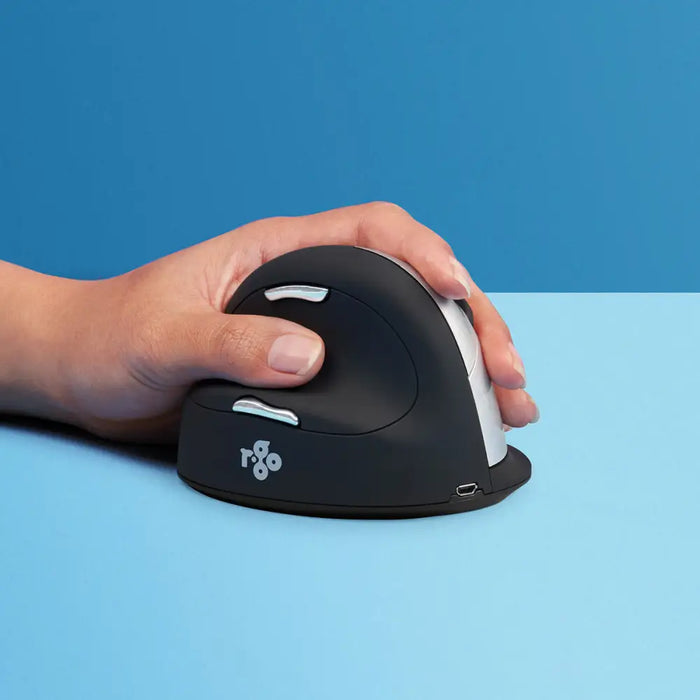 Ergonomic Optical Mouse R-Go RGOHELELAWL Black - Електроника Периферни и резервни части<<<Компютри|