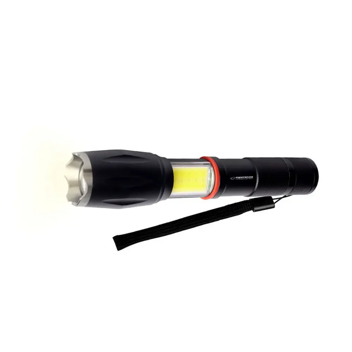 Esperanza Dione Black Hand flashlight LED - FlashlightsOSW-LAT<<<LightingOSW<<<ActionPL