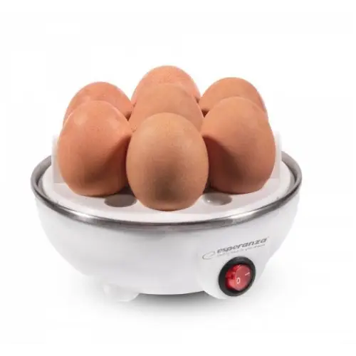 Esperanza EKE001 egg cooker 7 egg(s) 350 W White - Egg boilersAGD-JAJ<<<Home Appliance - ProductsAGD<<<ActionPL