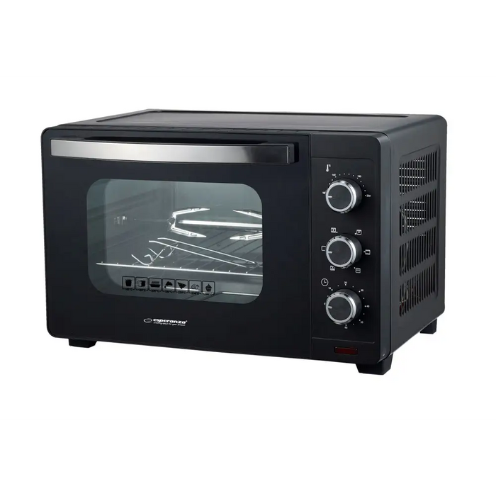 Esperanza EKO006N Mini oven with convection and spit 25 l 1600W Black - Mini ovensAGD-MPI<<<Home Appliance