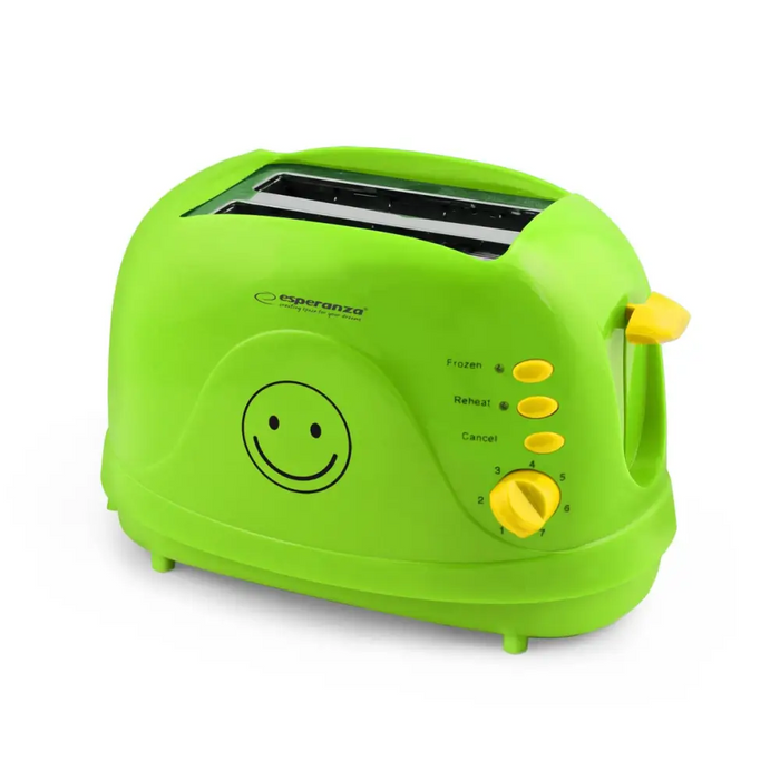 Esperanza EKT003 Toaster 750 W Green - ToastersAGD-TOS<<<Home Appliance - ProductsAGD<<<ActionPL