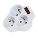 Esperanza ELK304W Electrical Splitter 3 sockets switch White - Jacks plugsKWT-WTY<<<Cables jacks and plugsKWT<<<ActionPL