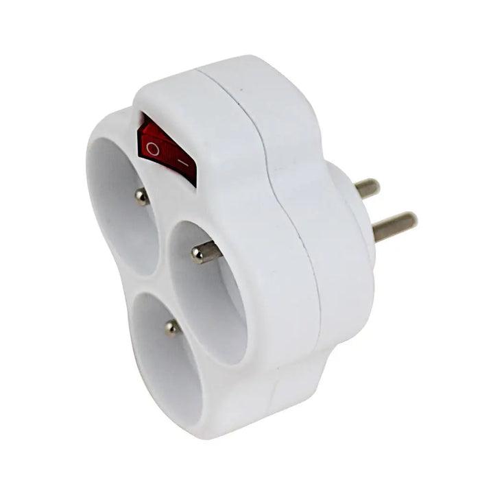 Esperanza ELK304W Electrical Splitter 3 sockets switch White - Jacks plugsKWT-WTY<<<Cables jacks and plugsKWT<<<ActionPL