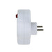 Esperanza ELK311W Electrical splitter 2 GN. USB-C USB-A ON. White - Jacks plugsKWT-WTY<<<Cables jacks