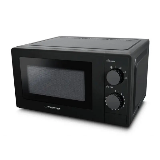 Esperanza ESTOFADO Black Solo microwave Countertop 20 L 700 W - Freestanding microwavesAGD-KMW<<<Home Appliance