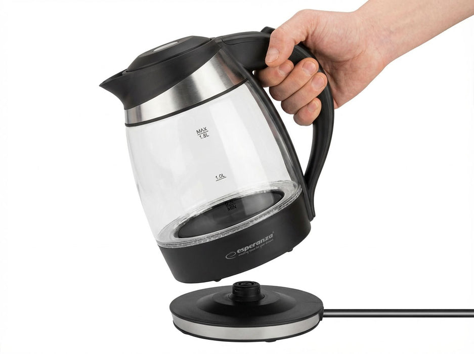 Esperanza EKK009 electric kettle 1.8 L Black, Multicolor 2200 W
